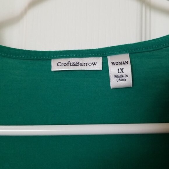 Green Ruffle Tank Top - Picture 2 of 3